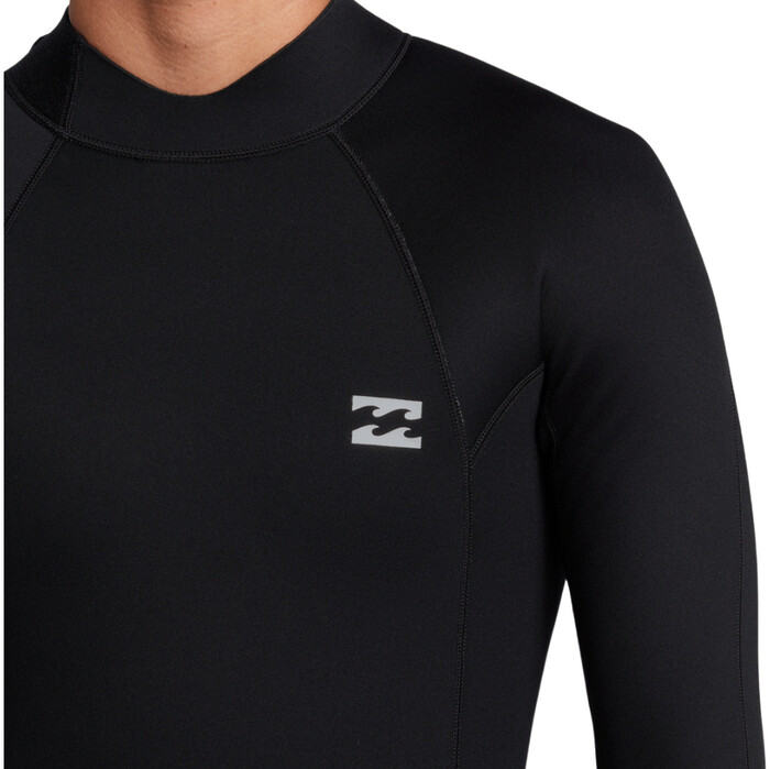 2024 Billabong Hombres Foil 5/4mm Back Zip Neopreno ABYW100236 - Black